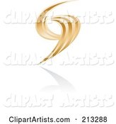 Abstract Golden Icon - 3