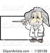 Albert Einstein Scientist Sign or Logo 1