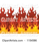 Background of Flames