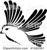 Black and White Bird Logo - 2