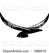 Black and White Flying Eagle Logo - 11
