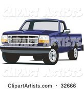 Blue Ford F-150 Truck