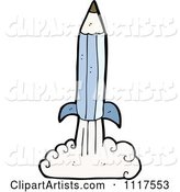 Blue Pencil Rocket 2