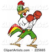 Boxing Rooster