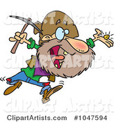 Cartoon Happy Prospector