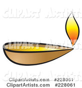 Clay Oil Lamp