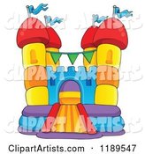 Colorful Bouncy House Castle