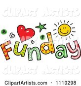 Colorful Sketched Funday Text