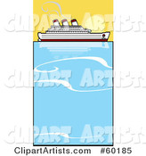 Cruiseliner on Still Blue Waters