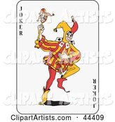 Dancing Joker Playing Card