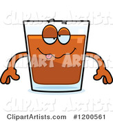 Drunk Shot Glass Mascot