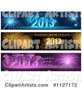 Firework Happy New Year 2013 Website Banners