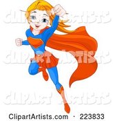 Flying Super Girl to the Rescue