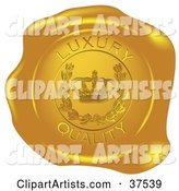 Golden Shiny Luxury Quality Wax Seal