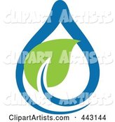 Green and Blue Ecology Logo Icon - 2