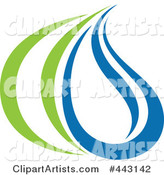 Green and Blue Ecology Logo Icon - 30