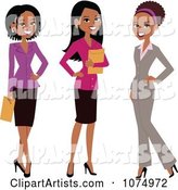Group of Three Professional Multi Ethnic Businesswomen
