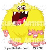 Happy Hairy Yellow Monster