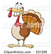 Happy Thanksgiving Turkey Bird Smiling
