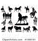 Horse Silhouettes 1
