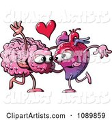 Human Heart Dancing with a Brain