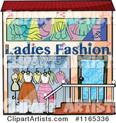 Ladies Fashion Building Facade Store Front