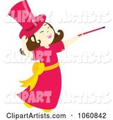 Magician Girl with a Wand
