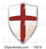 Metal Shield with a Cross