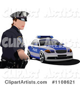 Police Officer by His Cop Car 3