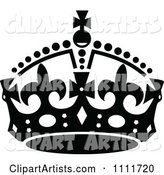 Royal Crown in Black and White