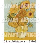 Vase Full of Sunflowers, Original by Vincent Van Gogh